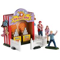 Lemax tin can alley s/7 kerstdorp tafereel Carnival 2020 - thumbnail
