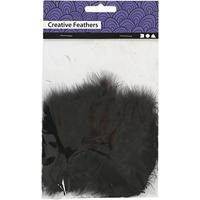 Creativ Company Dons, afm 5-12 cm, zwart, 15 stuk/ 1 doos - thumbnail