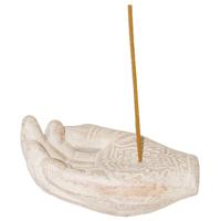 Wierookhouder Terracotta Hand - Creme - thumbnail