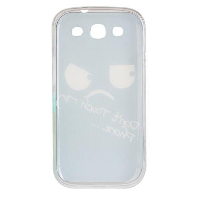 Voor Galaxy Core Prime / G360 ogen en woorden patroon beschermhoes TPU