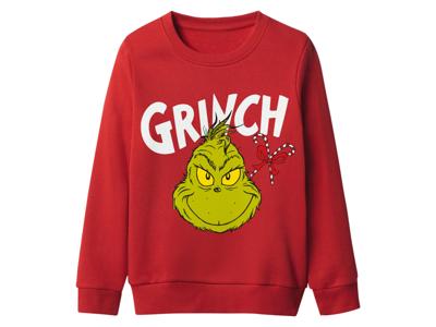 Kinder kersttrui The Grinch (Rood, 98/104)