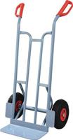 Promat/Tecwerk Steekwagen | hoogte 1150 mm schep-L150xB400mm | lucht-banden | draagvermogen 250 kg | duifblauw, RAL 5014 - 9000443049 - thumbnail
