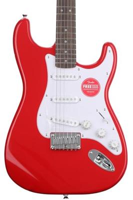 Squier Sonic Stratocaster HT IL Torino Red elektrische gitaar met vaste brug