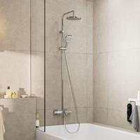 Showerpipe HansGrohe Vernis Blend EcoSmart Met Badthermostaat Chroom - thumbnail