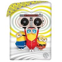 Minions Dekbedovertrek Party Time - 140 x 200 cm - Katoen - thumbnail