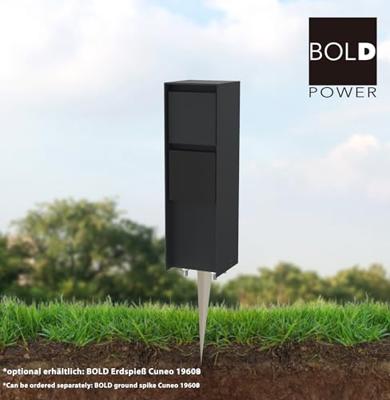 BOLD 11022 Buitenstopcontact 2-voudig Antraciet Zonder kabel BOLD 11022 Buitenstopcontact 2-voudig Antraciet Zonder kabel