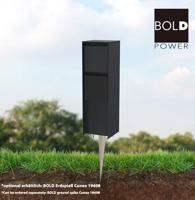 BOLD 11022 Buitenstopcontact 2-voudig Antraciet Zonder kabel - thumbnail