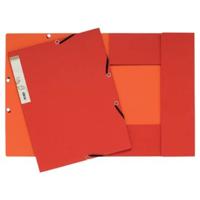 Exacompta elastomap Forever rood/oranje - thumbnail