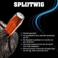 Halder 3556.260 Draaibare splijtwig 260 mm 3100 g - thumbnail