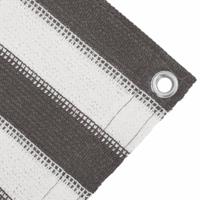 VidaXL Tenttapijt 400x600 cm hdpe antracietkleurig en wit - thumbnail