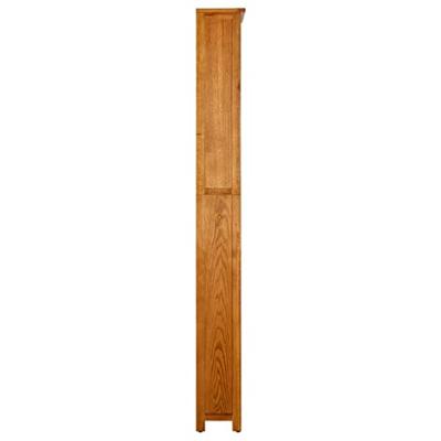 VidaXL Boekenkast met 7 schappen 90x22,5x200 cm massief eikenhout