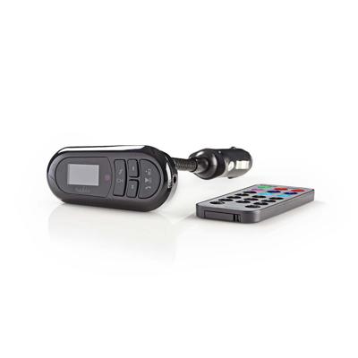 FM-Audiotransmitter voor Auto | Zwanenhals | Handsfree bellen | 0.4 " | LCD-Scherm | Bluetooth® | 5.0 V DC / 0.5 A | Zwart