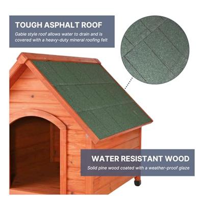 TRIXIE NATURA HONDENHOK COTTAGE MET ZADELDAK 86X87X101 CM