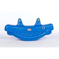 little tikes 487900070 Walvis Wipwap- Actief Spelen voor Kinderen - Eenvoudige Handgrepen en Stabiel Zadel voor Extra Veiligheid - Zitjes voor Maximaal 3 Kinderen - Duurzaam - Blauw,44.45 x 48.26 x 106.68 cm - thumbnail
