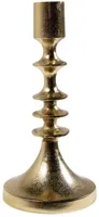 Mars & More kandelaar aluminium rings 10x21cm goud - thumbnail