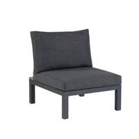 WOOOD Tussenelement 'La Vida' Teakhout, kleur Antraciet - thumbnail