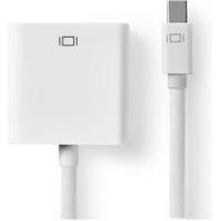 Nedis - Mini DisplayPort-kabel - DisplayPort 1.2 - Mini DisplayPort-stekker - VGA bus - 21.6 Gbps - Vernikkeld - 0.20 m - rond - PVC - wit - thumbnail