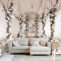 Fotobehang - Bloemen Kamer, premium print vliesbehang - thumbnail