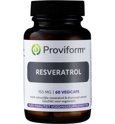Proviform Resveratrol 150mg + 50mg druivenpitextract 60 Vegetarische capsules