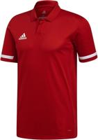 Adidas T19 Polo Heren Rood - thumbnail