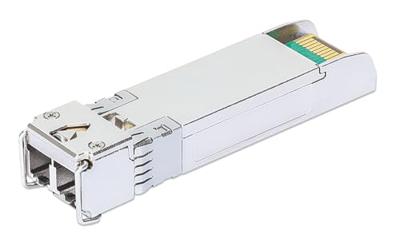 Intellinet 508766 Transceiver 10 Gigabit glasvezel LC Duplex SFP+ Silver