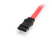 StarTech.com SATA Slimline kabel met Molex stekker - S-ATA all-in-one aansluitkabel - 1 x Slimline SATA 1 x LP4 1 x SATA - 50 cm - thumbnail