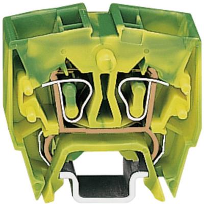 WAGO 264-727 Aardklem 10 mm Spanveer Toewijzing: Terre Groen, Geel 1 stuk(s)