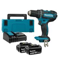 Makita DDF482RFJ Accu Schroefboormachine 18V 3.0Ah in Mbox - thumbnail