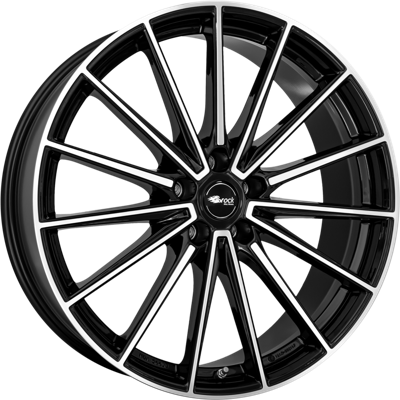 BROCK B43 Zwart gepolijst