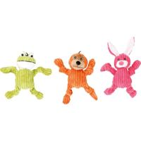 Hondenspeelgoed Pluche Connie Corduroy 9 x 15 x 30 cm Flamingo Multicolor - thumbnail