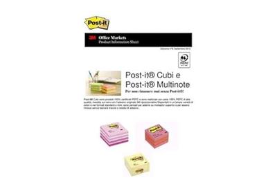 Memoblok post-it 2051 51x51mm kubus lemon Memoblok post-it 2051 51x51mm kubus lemon