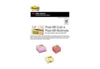 Post-it Notes kubus, 450 vel, t 76 x 76 mm, roze - thumbnail