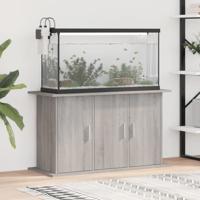 VidaXL Aquariumstandaard 101x41x58 cm bewerkt hout grijs sonoma eiken - thumbnail