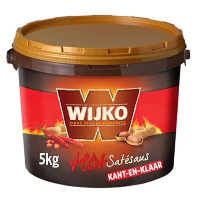 Wijko - Satésaus HOT (Kant en klaar) - 5 kg Wijko - Satésaus HOT (Kant en klaar) - 5 kg