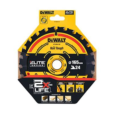 DeWalt Accessoires Cirkelzaagblad 165x20x24t Finish, kerf 1,65mm - DT10624-QZ - thumbnail