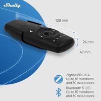 Shelly Blu Remote Control ZB black Afstandsbediening ZigBee, Bluetooth Shelly - thumbnail
