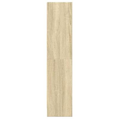 Boekenkast 60x24x109 cm bewerkt hout sonoma eikenkleurig