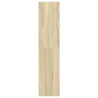 Boekenkast 60x24x109 cm bewerkt hout sonoma eikenkleurig - thumbnail