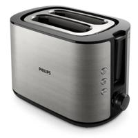 Philips Viva Collection HD2650/90 Broodrooster - 2 sneetjes, brede opening, metaal - thumbnail