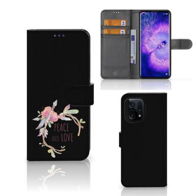 OPPO Find X5 Leuk Hoesje Boho Text OPPO Find X5 Leuk Hoesje Boho Text