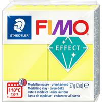 Fimo effect boetseerklei neon geel, 57gr - thumbnail