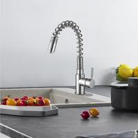 ROUSSEAU Tiki keukenmengkraan - Zonder handdouche - Chroom - thumbnail