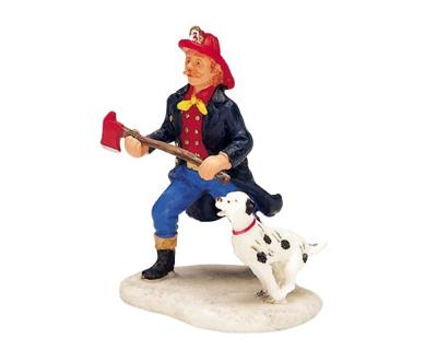 Lemax fireman kerstdorp figuur type 1 2003