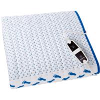 Inventum HN1312V Elektrische Onderdeken 150x80 cm Fleece/Katoen/Wit/Blauw - thumbnail