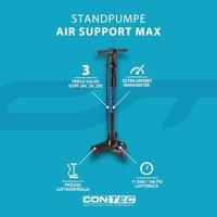 CONTEC vloerpomp "air support max" ct hand compressor air support max black/blue - thumbnail