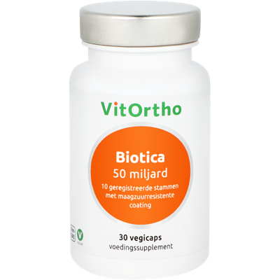Biotica 50 miljard 30 Vegetarische capsules Biotica 50 miljard 30 Vegetarische capsules