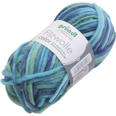 Wolgaren, turquoiseblauw, 50 gr/ 1 bol