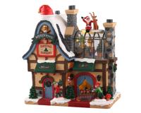 Lemax north pole nursery verlicht kersthuisje Santa&apos;s Wonderland 2021 - thumbnail