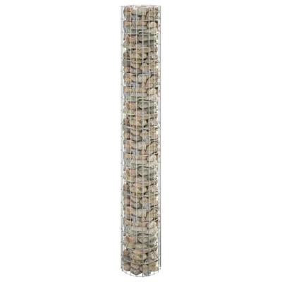 VidaXL Gabion paal rond ø30x200 cm gegalvaniseerd staal VidaXL Gabion paal rond ø30x200 cm gegalvaniseerd staal