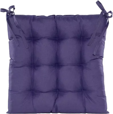 Anna's Collection zitkussen gewatteerd 38x38cm paars